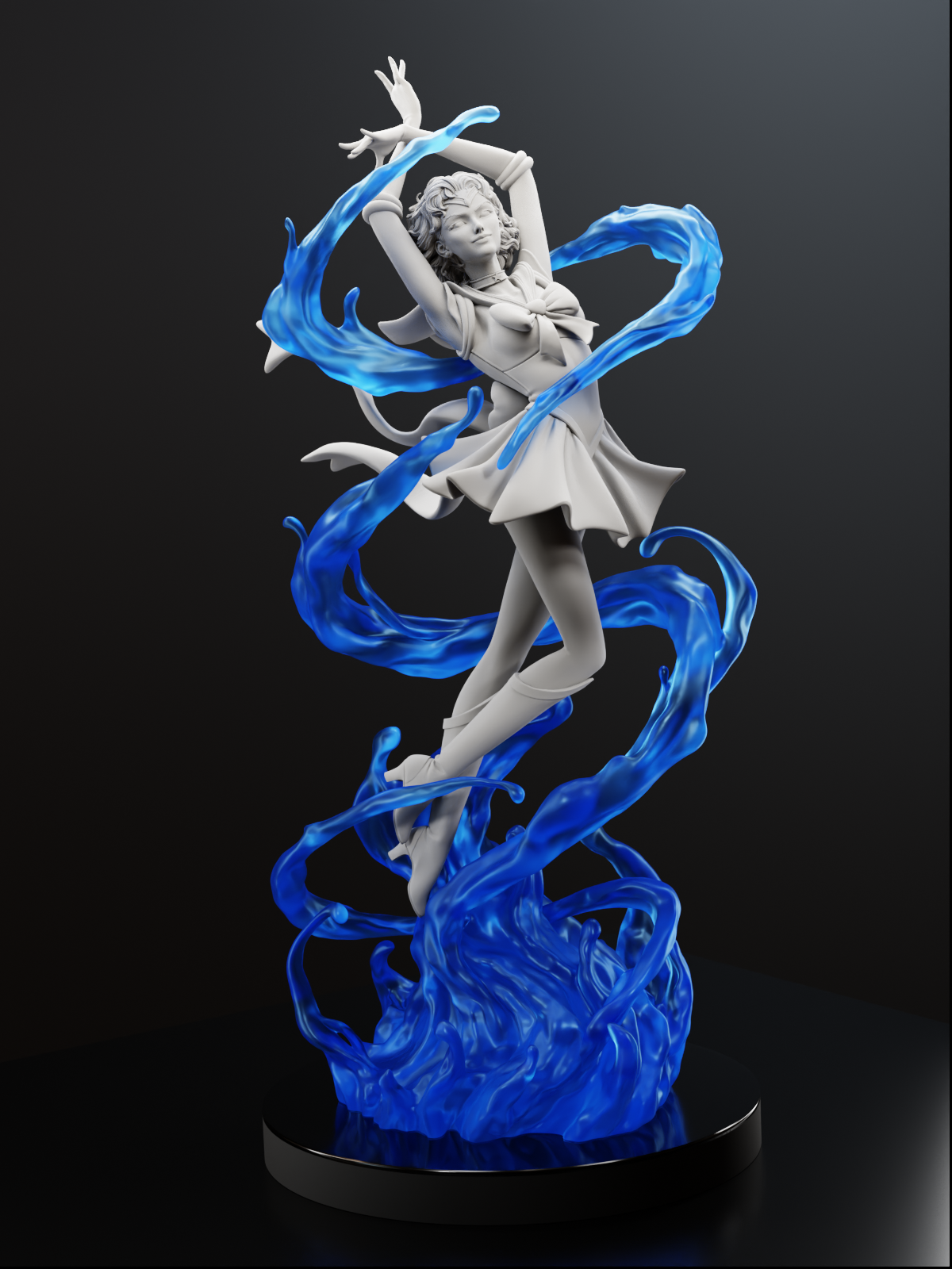 The Icebound Scholar | Maximum Detailed 12K 3D printed figure