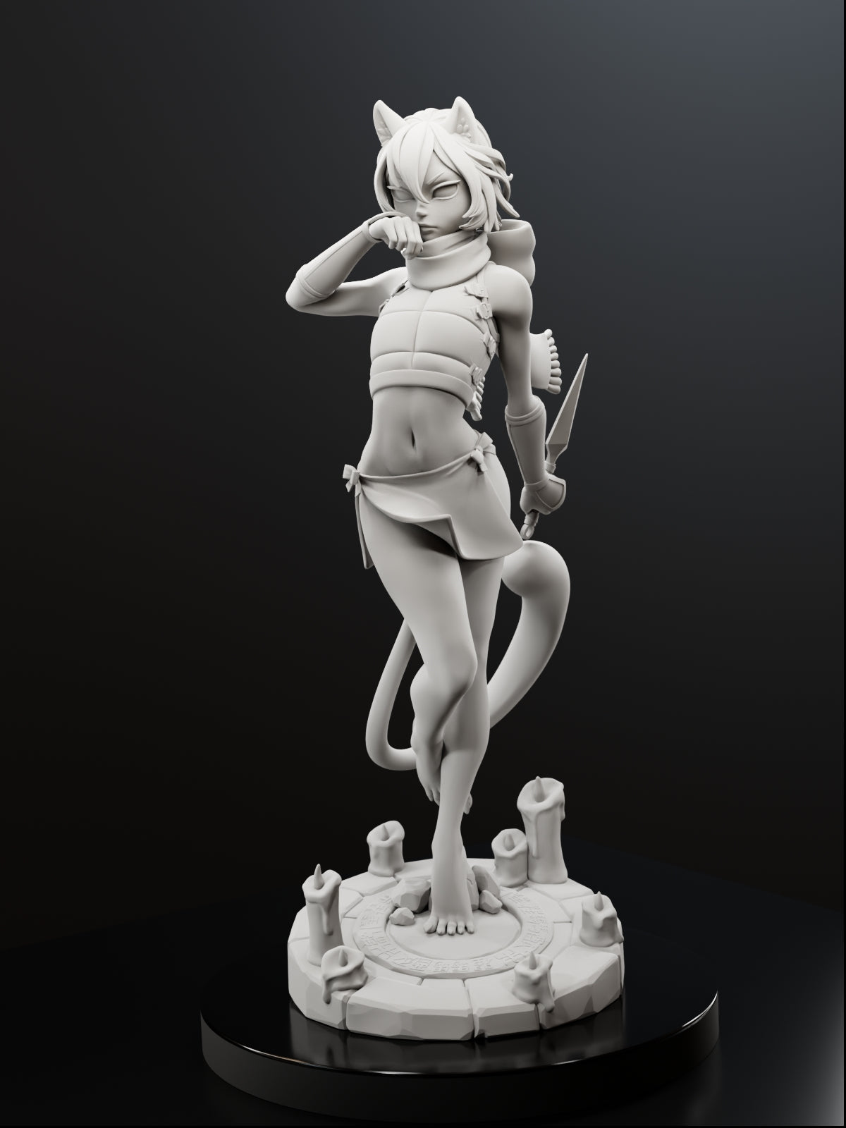 The Feral Blade Statue