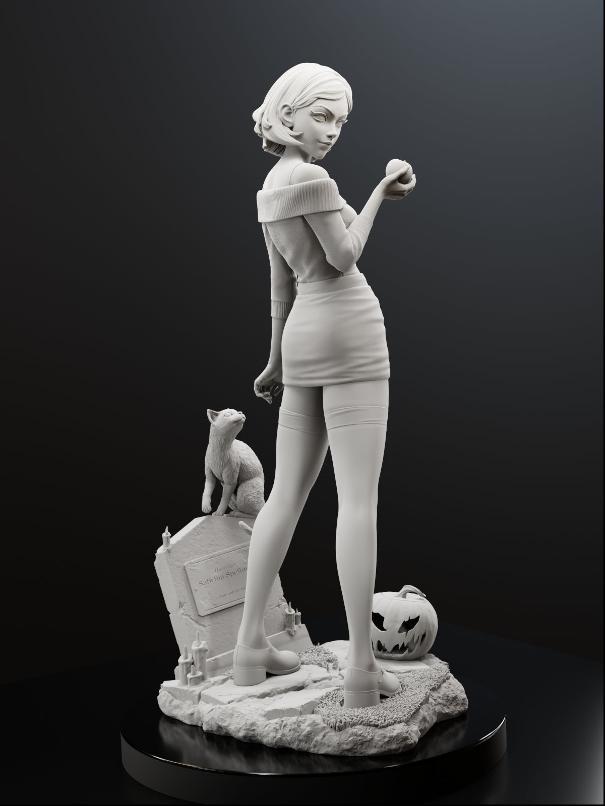 The Teenage Witch Statue