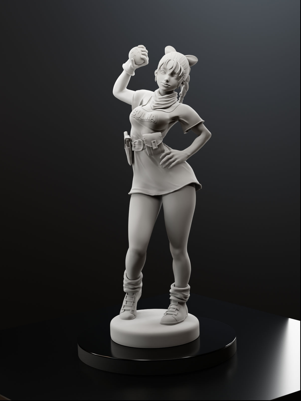 The Capsule Genius Statue