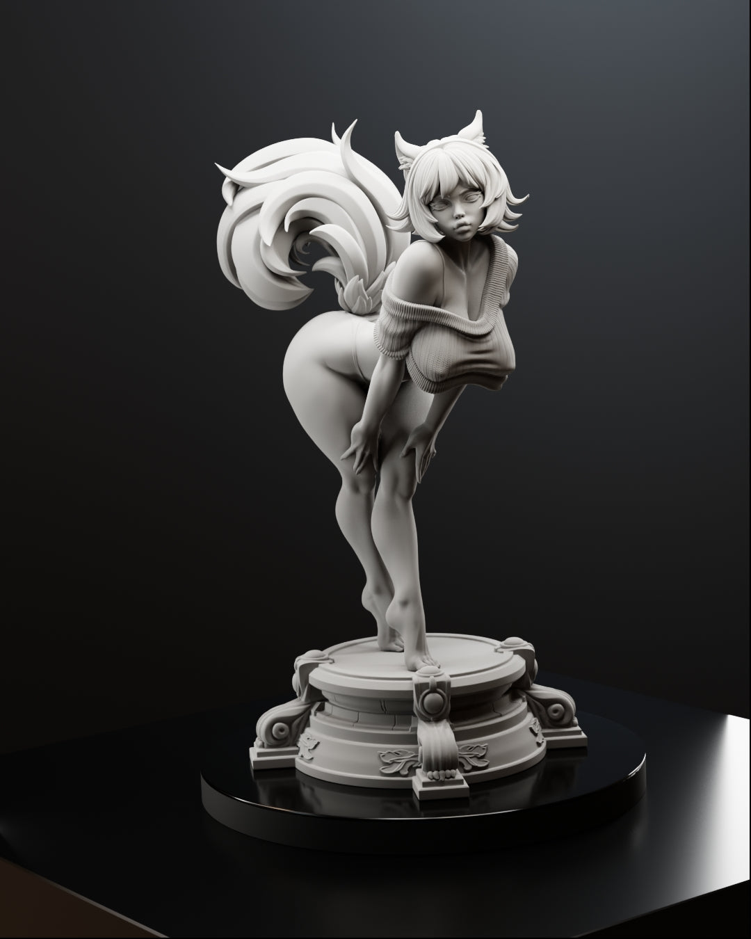 The Unbeatable Squirrel Statue