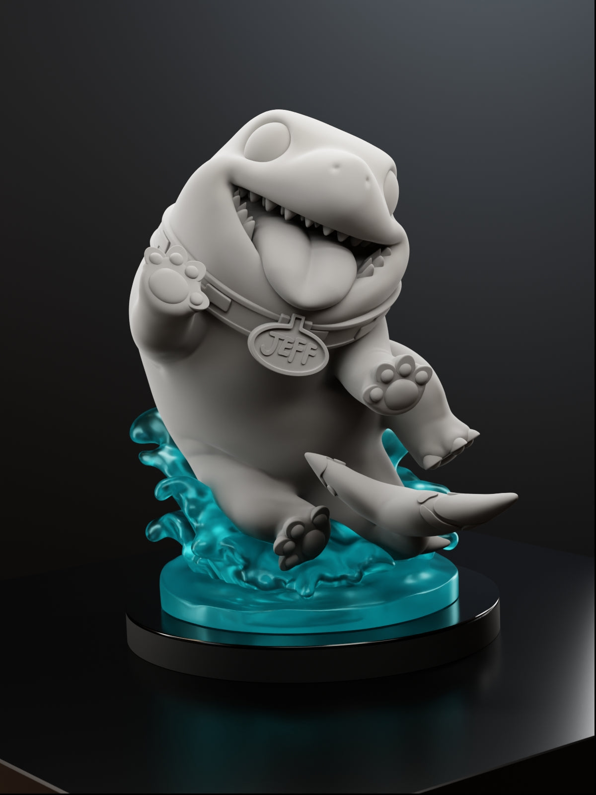 The Land Shark | Maximum Detailed 12K 3D printed figure