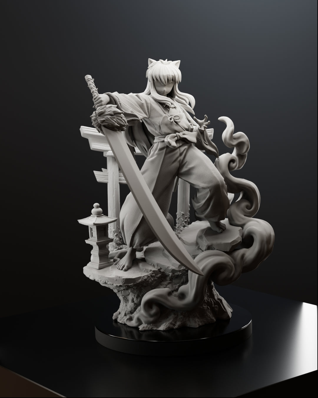 The Dog Demon Statue