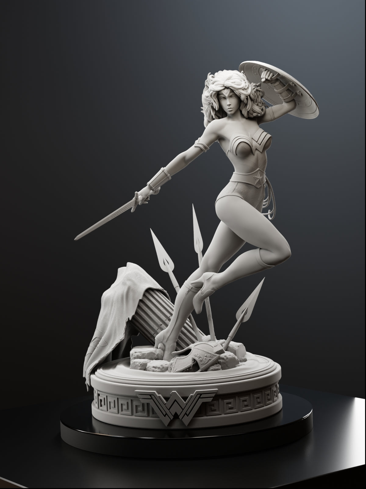 Princess Diana | Maximum Detailed 12K 3D printed figure