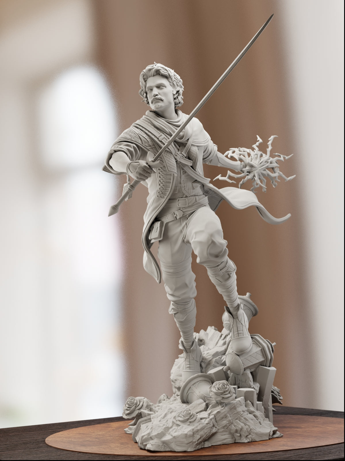 The Silent Commander | Maximum Detailed 12K 3D printed figure