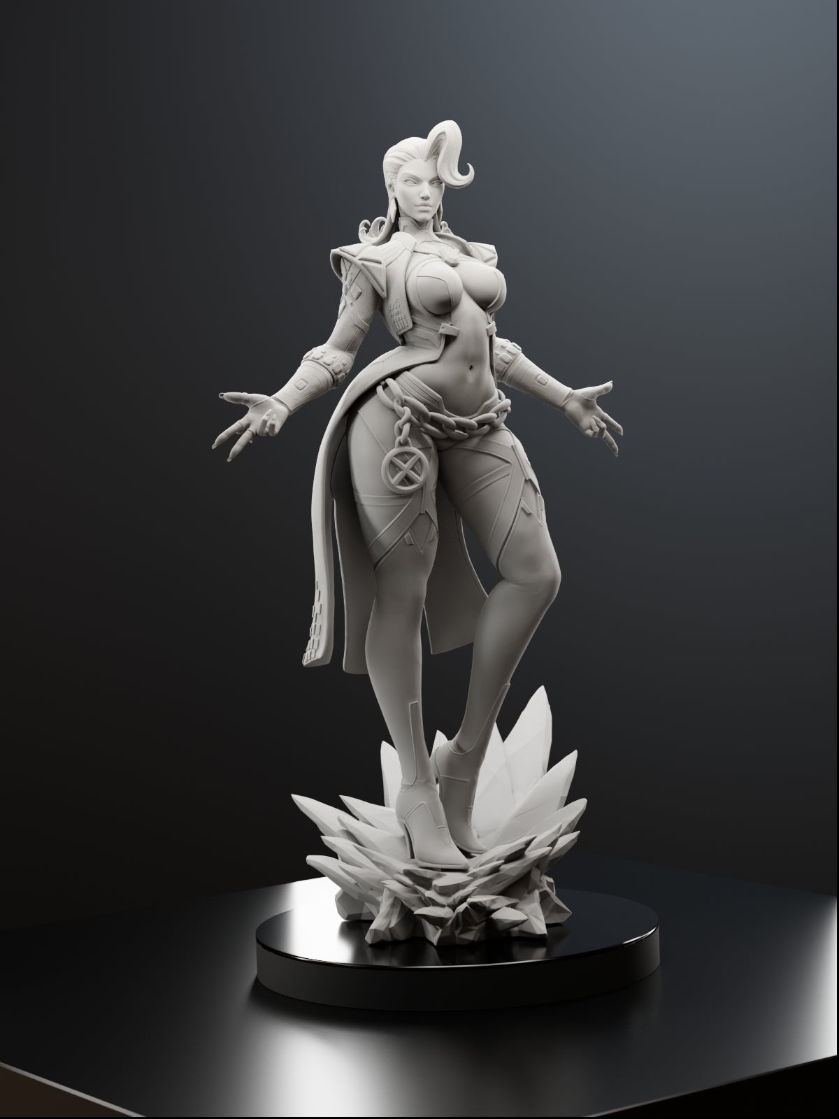 Frost Revolution | Maximum Detailed 12K 3D printed figure
