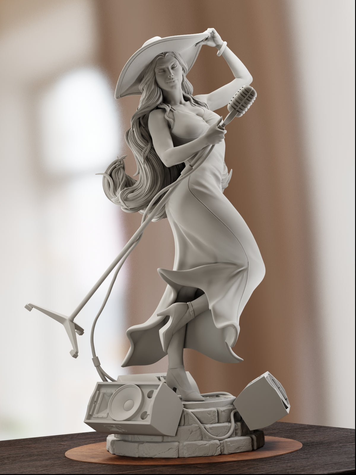 The Jazz Queen | Maximum Detailed 12K 3D printed figure