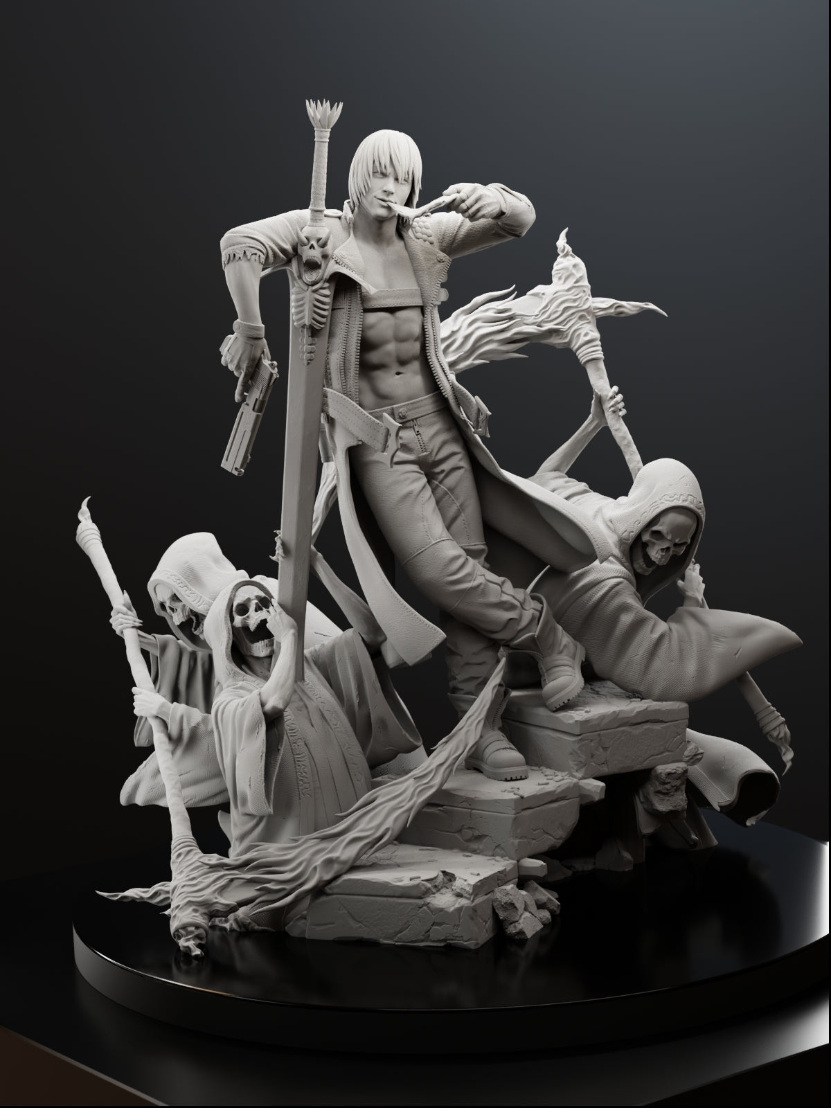 The Devil Hunter Statue