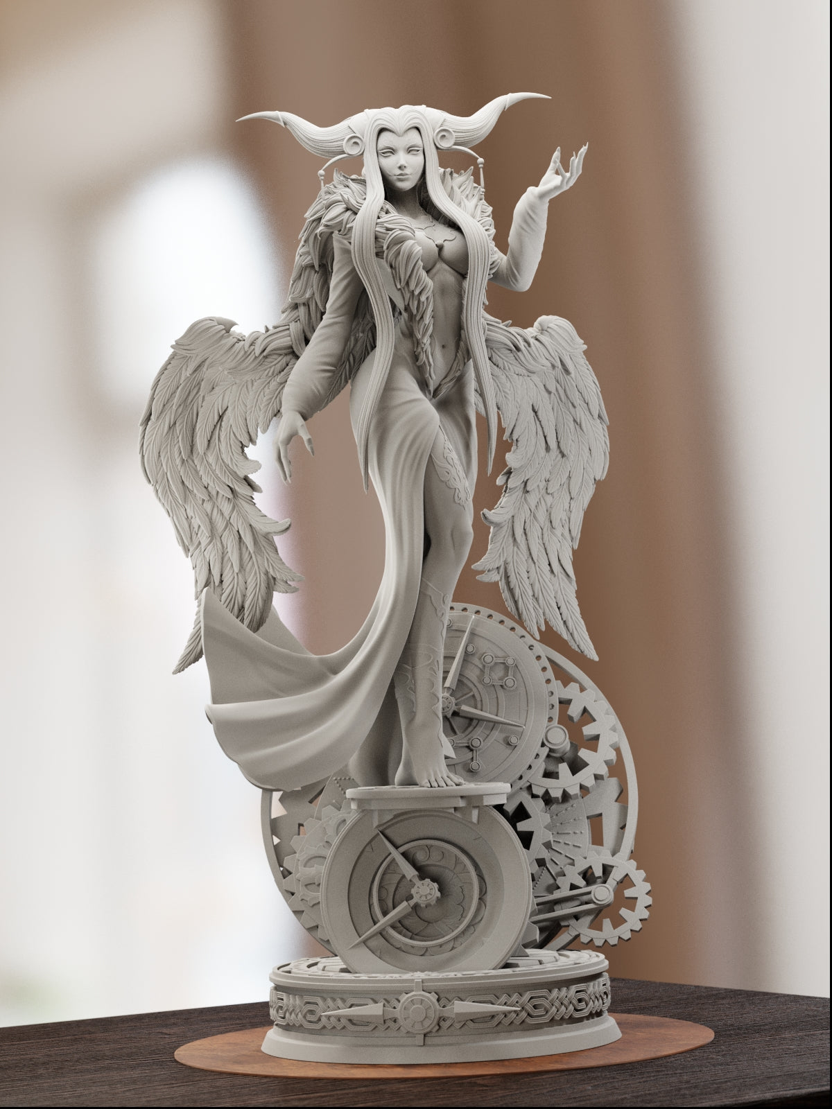The Timebound Queen | Maximum Detailed 12K 3D printed figure