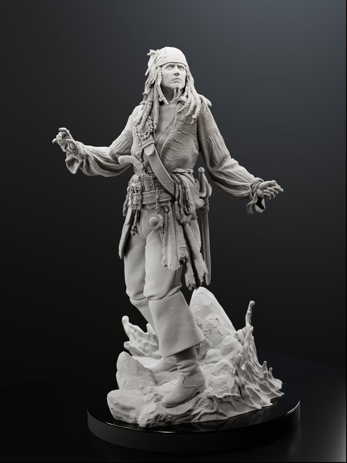 The Gentleman Pirate Statue