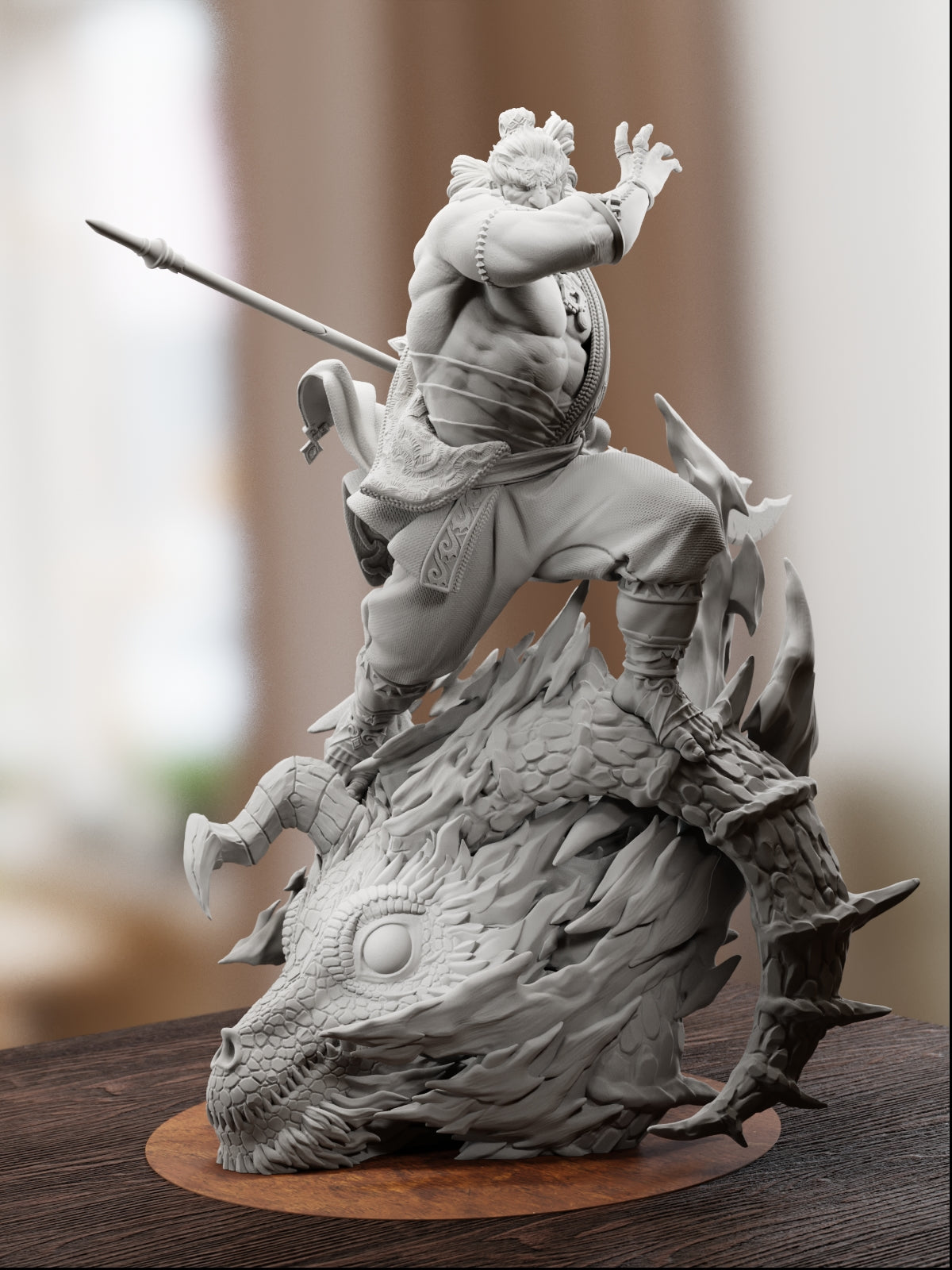 The Demon King | Maximum Detailed 12K 3D printed figure