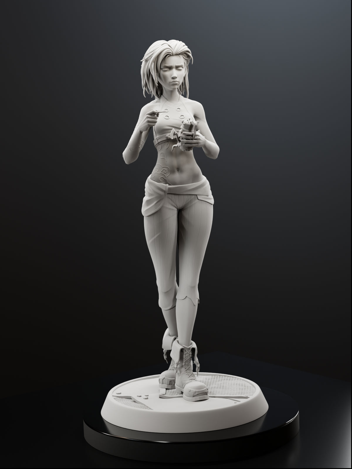 The Broken Sister | Maximum Detailed 12K 3D printed figure