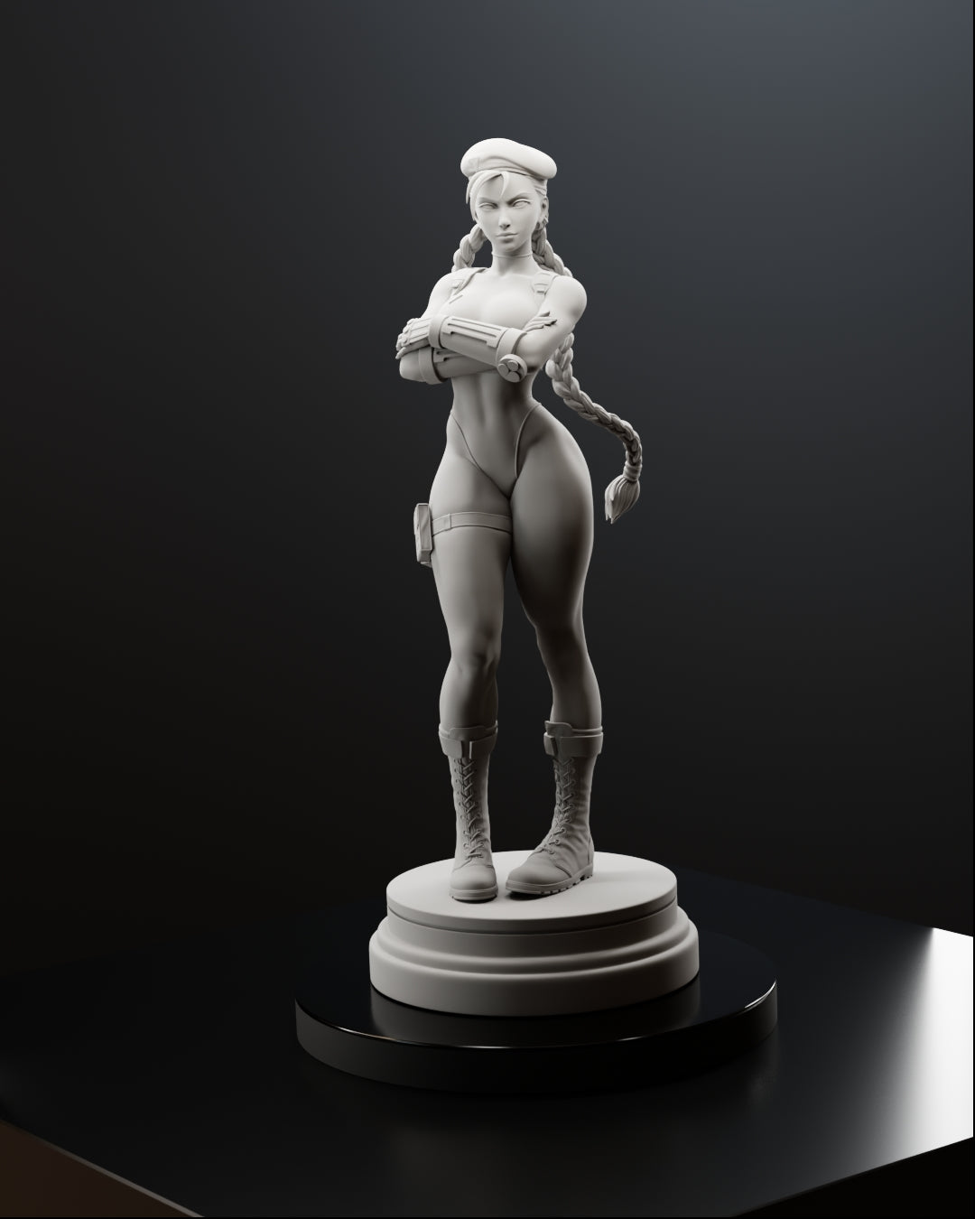 Braided Fighter Statue