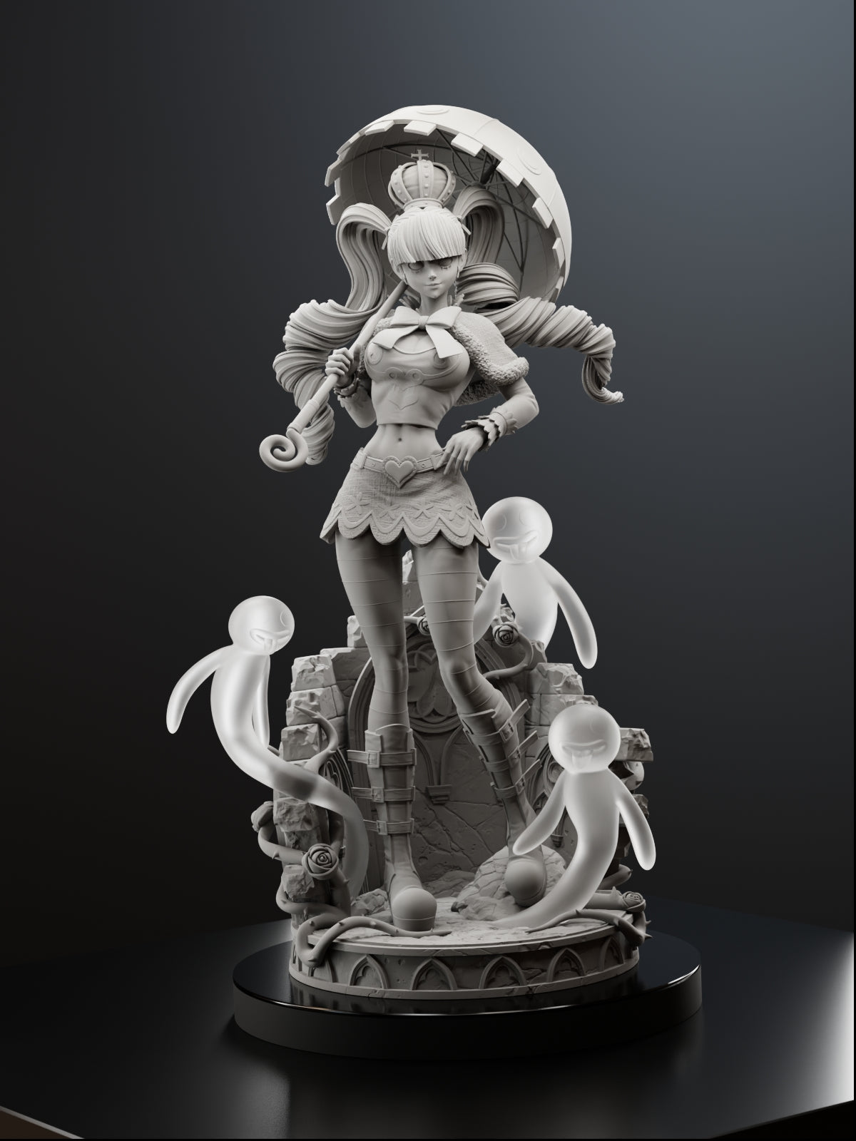 Hollow-Hollow Princess | Maximum Detailed 12K 3D printed figure