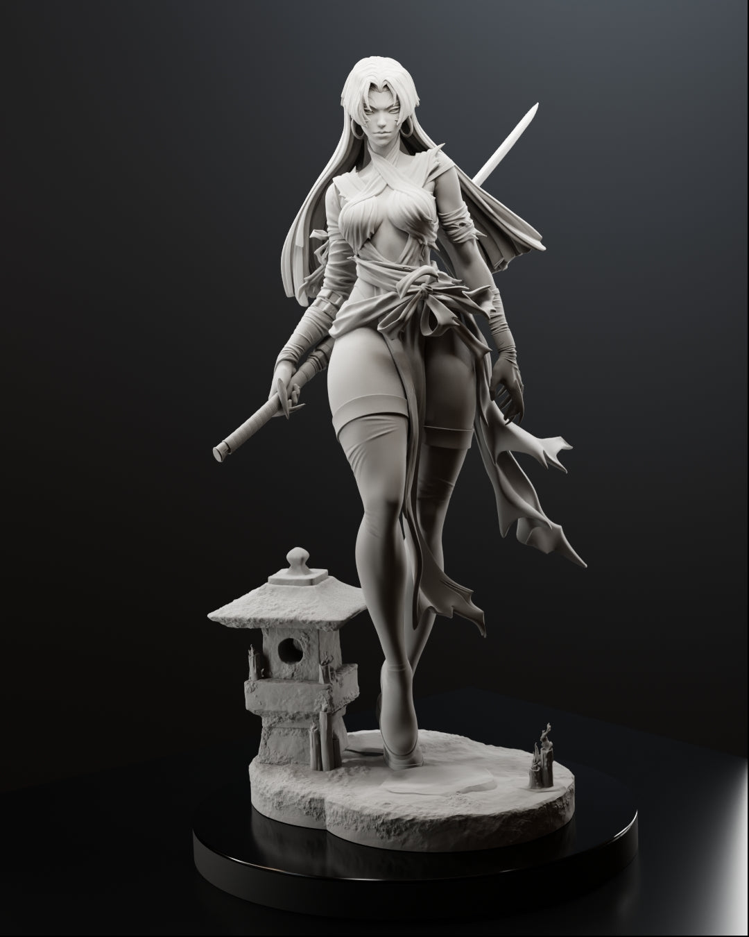 The Shadowblade Statue