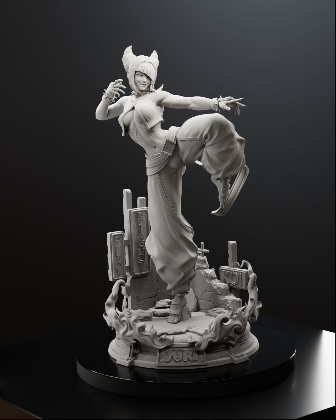 The Neon Viper Statue