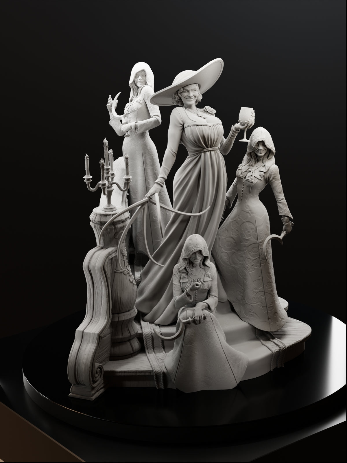 The Blood Matriarch | Maximum Detailed 12K 3D printed figure
