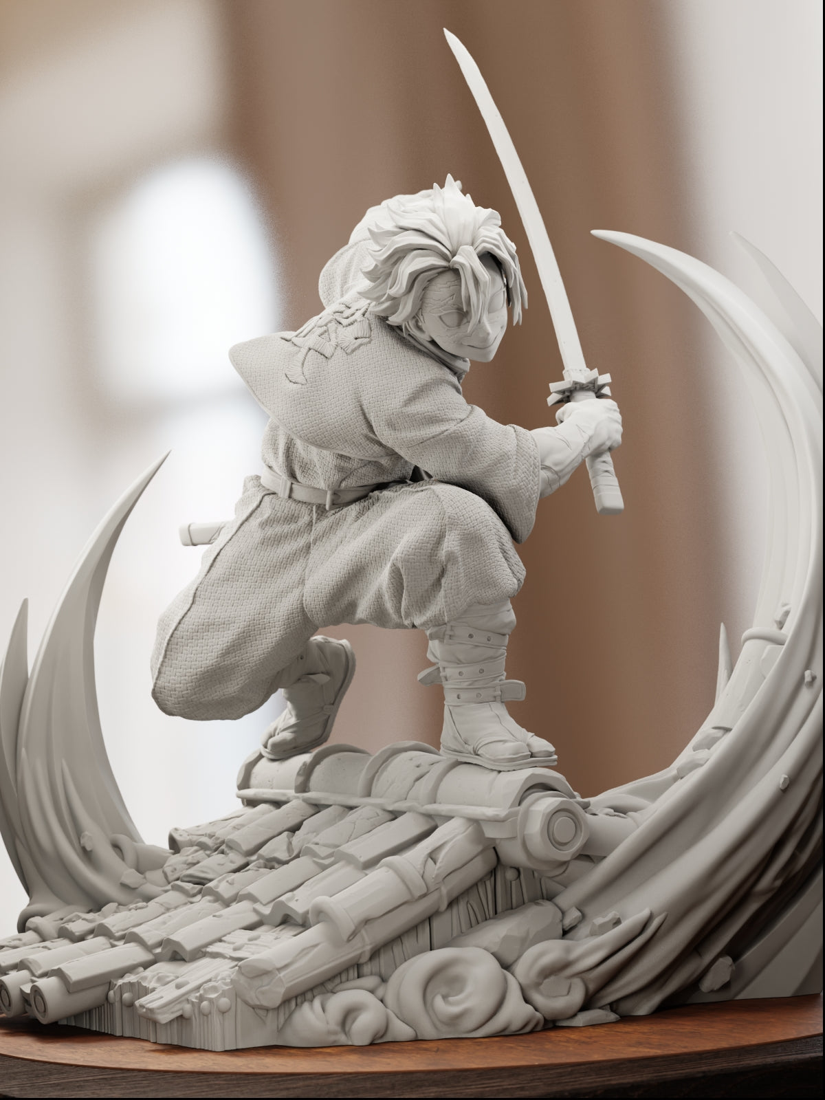The Storm of Blades | Maximum Detailed 12K 3D printed figure