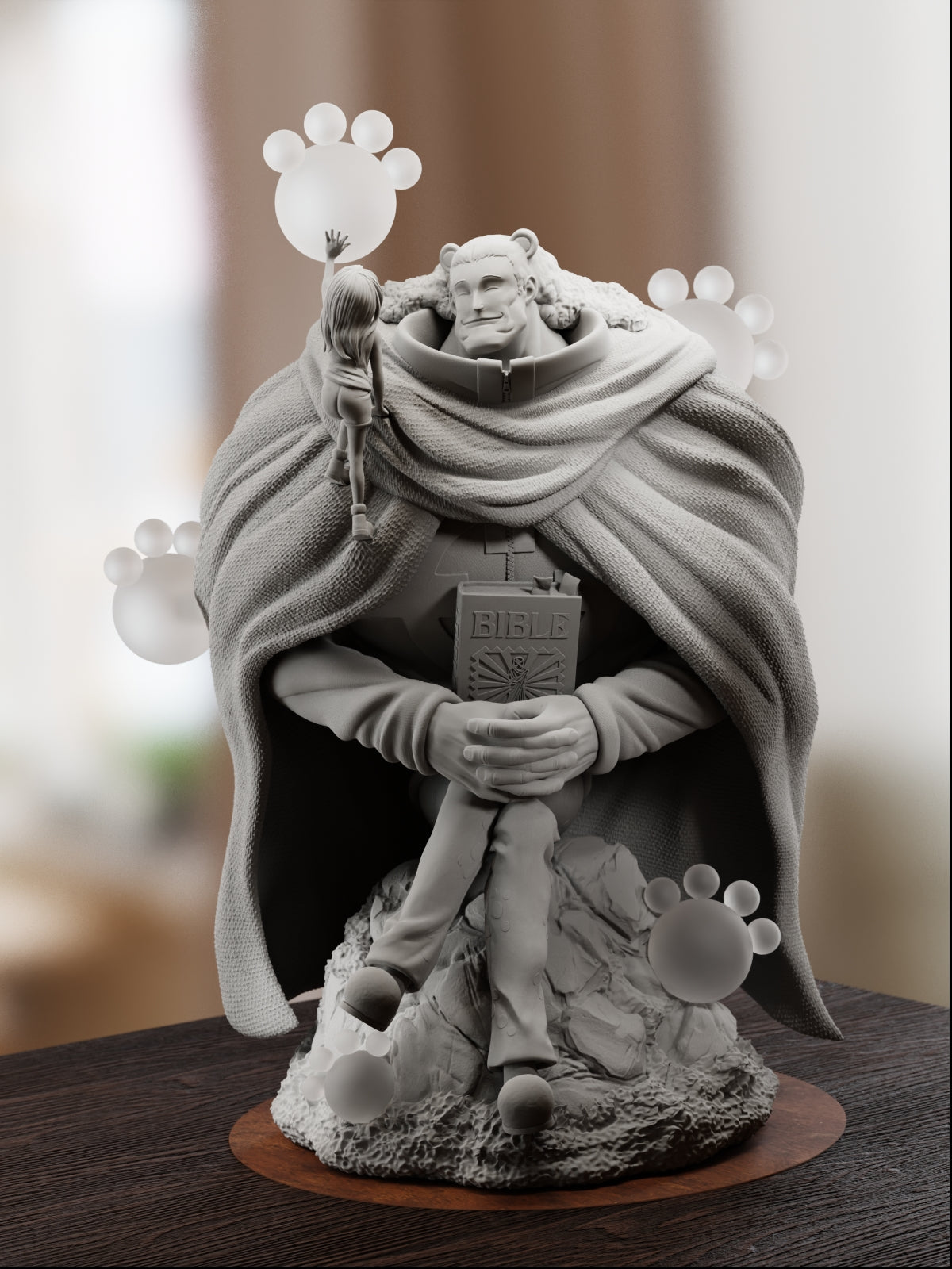 The Gentle Giant | Maximum Detailed 12K 3D printed figure