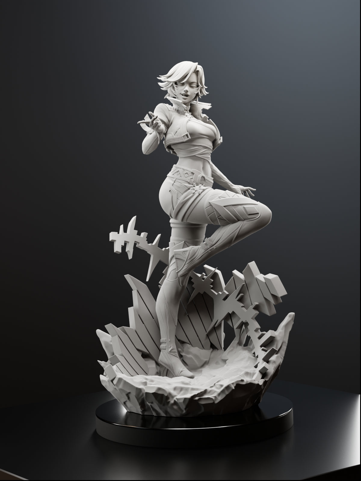 The Frozen Idol | Maximum Detailed 12K 3D printed figure