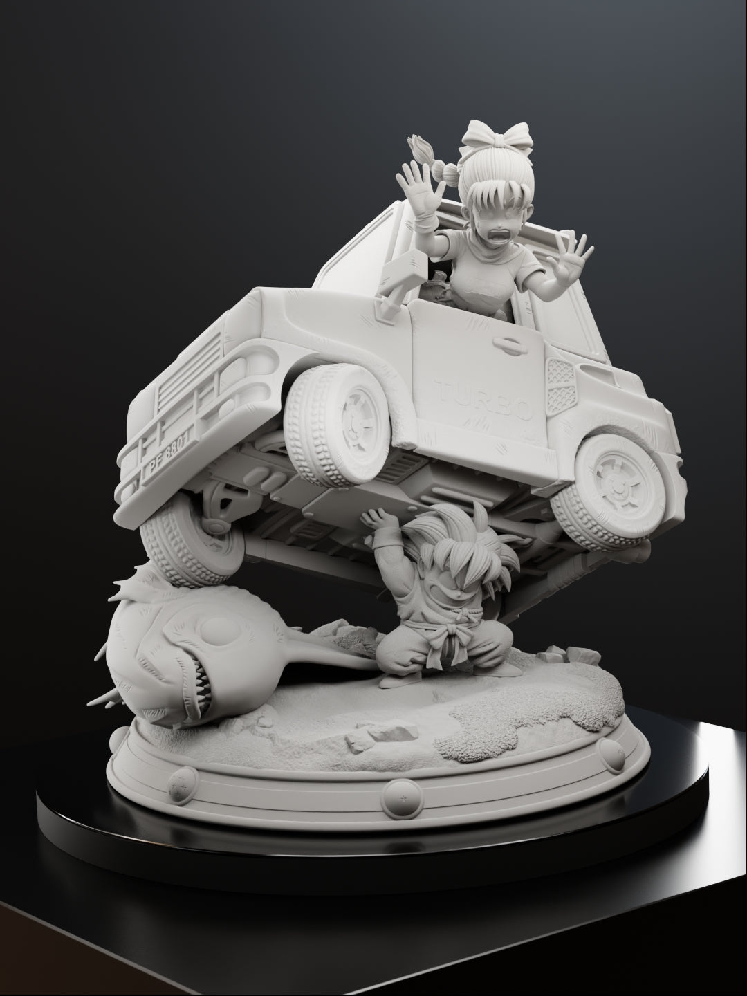 The Capsule Roadtrip Statue