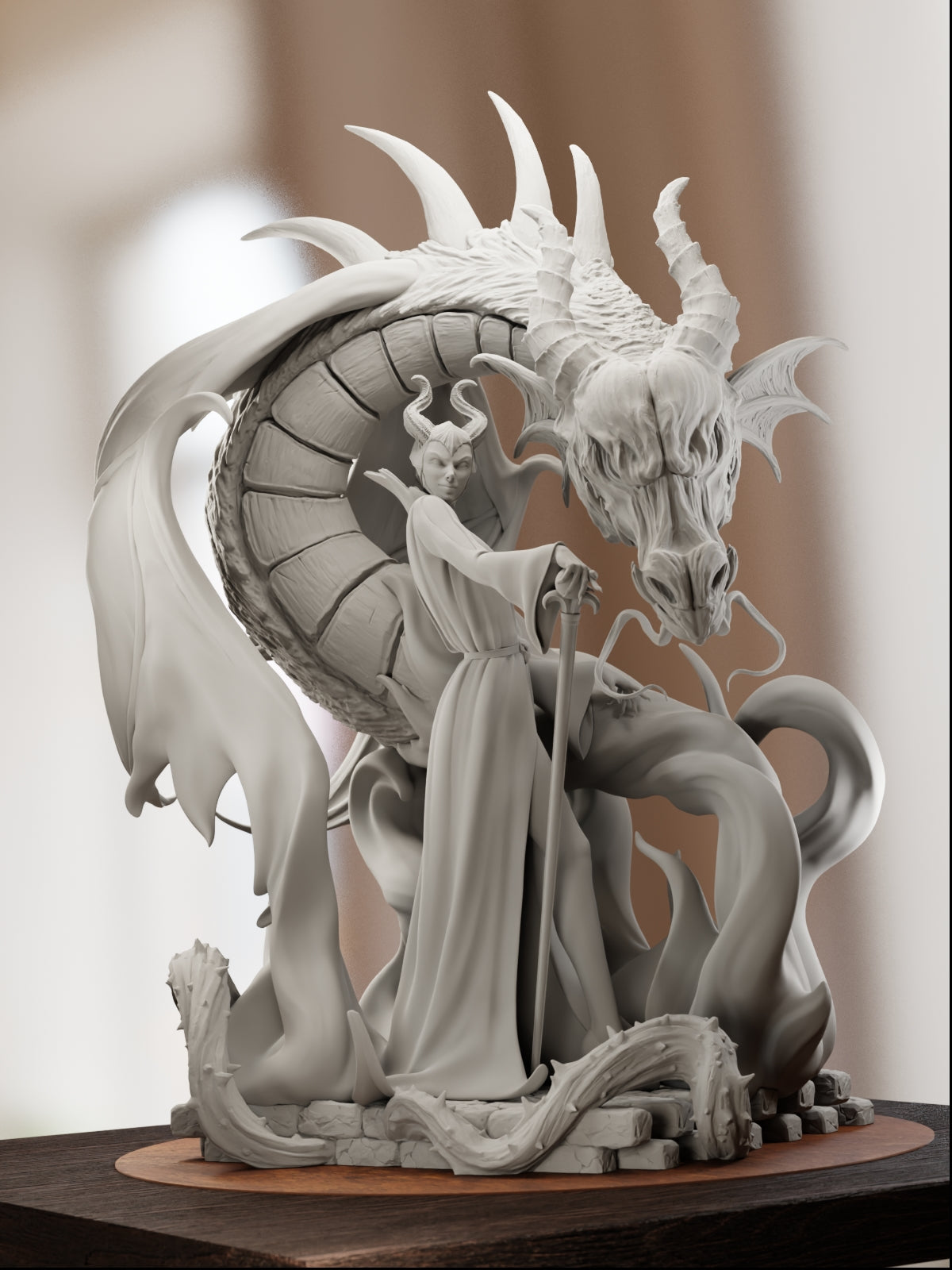 The Mistress of Evil | Maximum Detailed 12K 3D printed figure