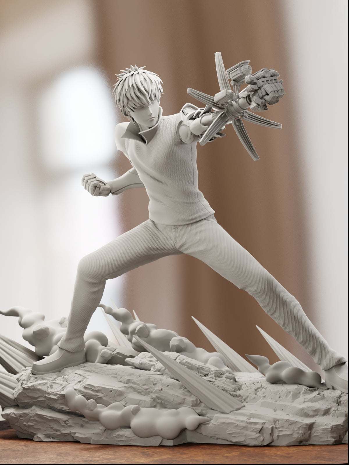 The Demon Cyborg | Maximum Detailed 12K 3D Printed Figure