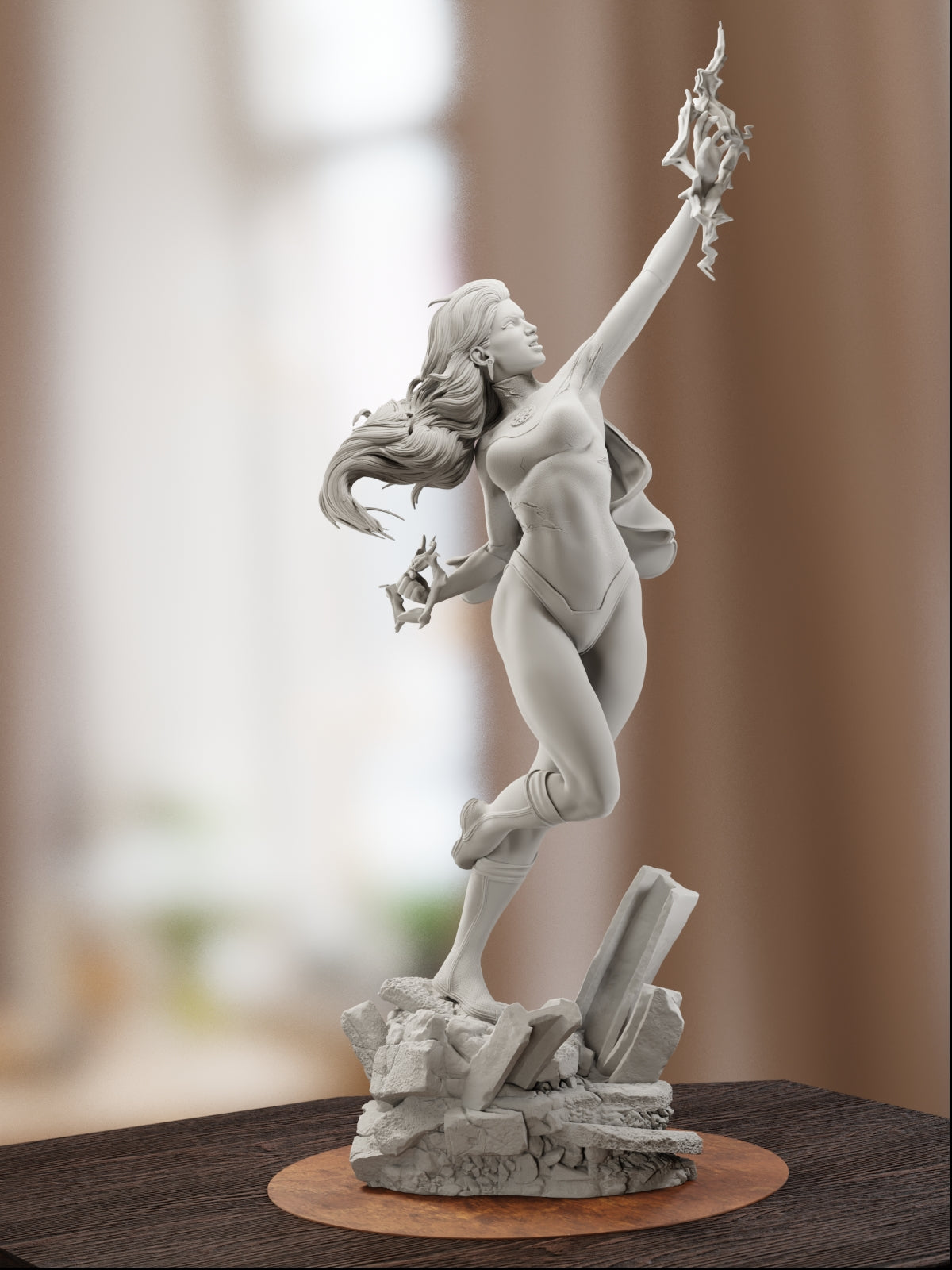 The Pink Atom | Maximum Detailed 12K 3D printed figure