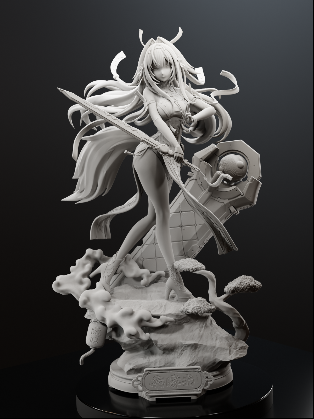New Eridu Operative Statue