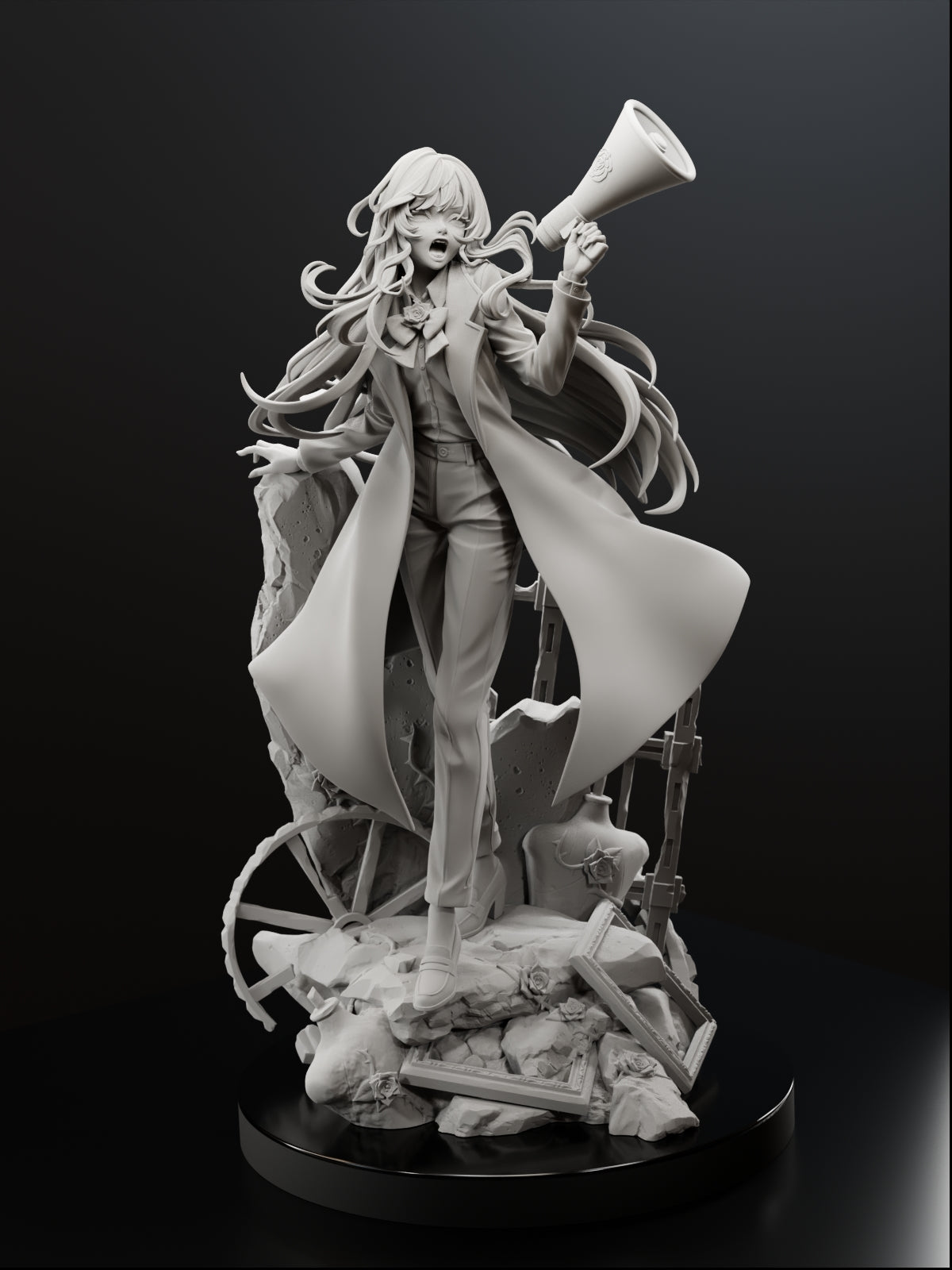 The Midnight Vocalist | Maximum Detailed 12K 3D printed figure