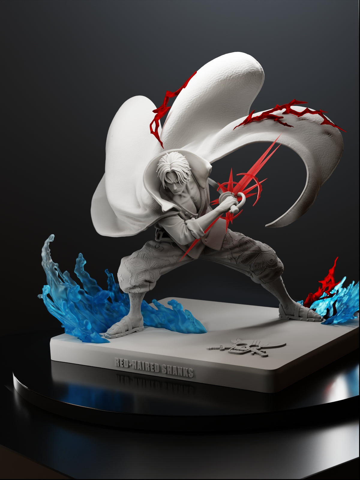 The Red Emperor | Maximum Detailed 12K 3D Printed Figure