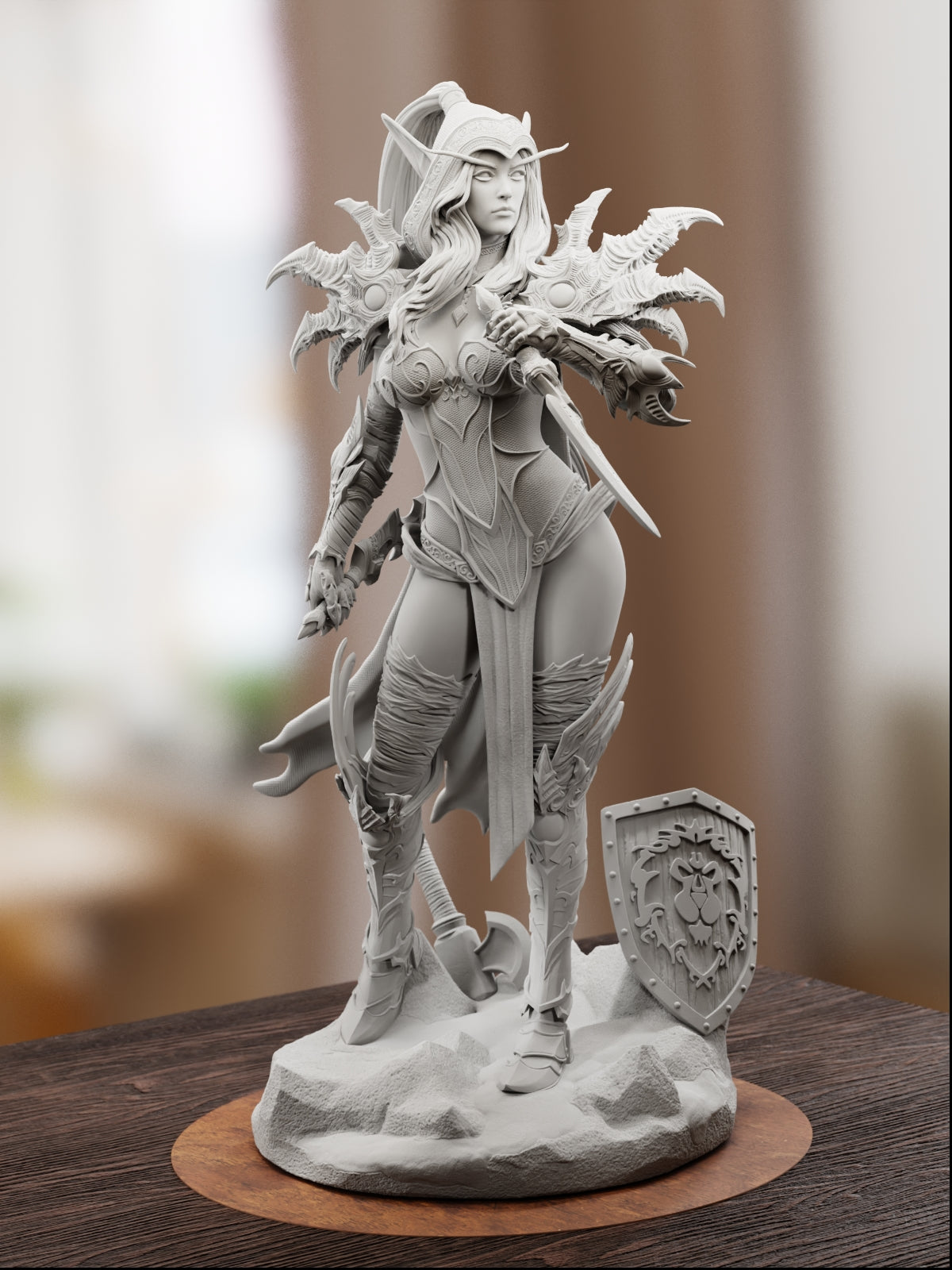 Blood Elf Assassin | Maximum Detailed 12K 3D printed figure