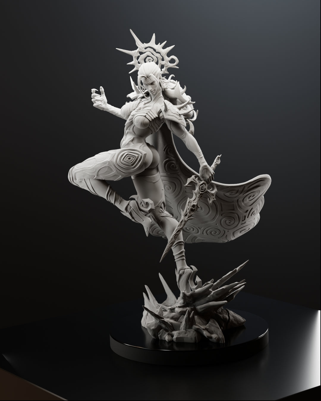 The Black Queen Statue