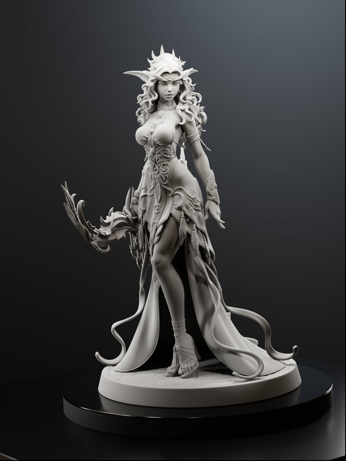 The Moon’s Chosen | Maximum Detailed 12K 3D printed figure