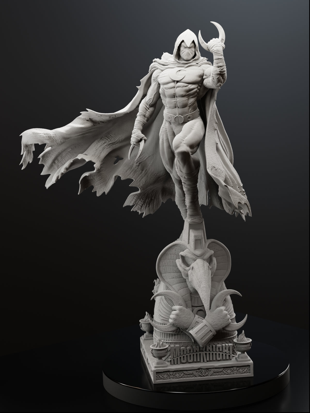 Hand of the Moon Statue