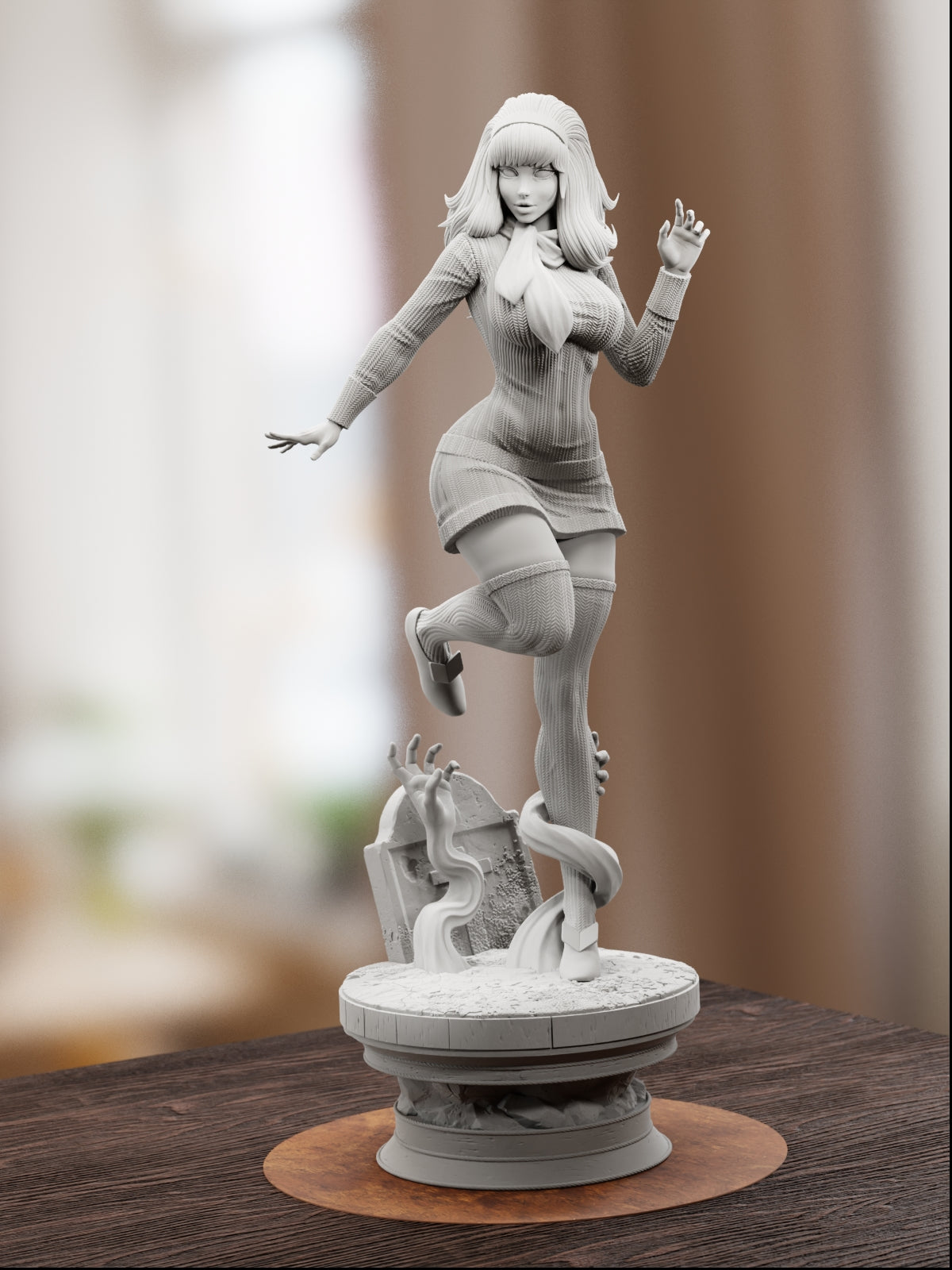 The Glamorous Sleuth | Maximum Detailed 12K 3D printed figure