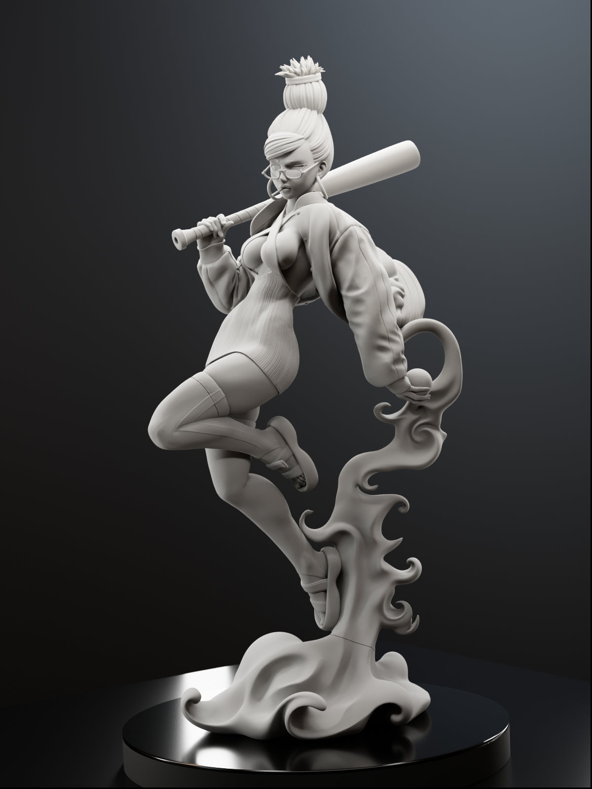 No-Fear Grandma | Maximum Detailed 12K 3D printed figure
