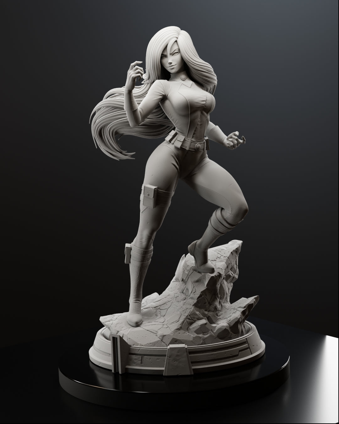 The Neon Nemesis Statue