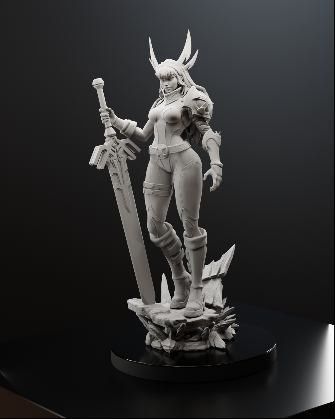 The Darkblade Statue