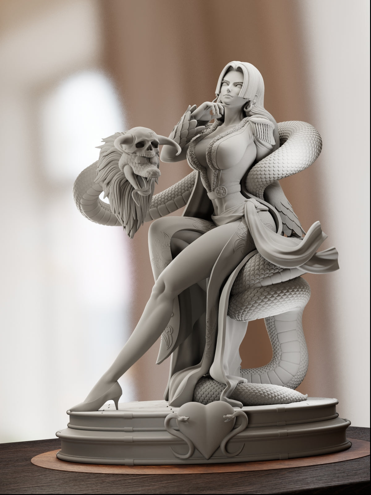 The Snake Princess | Maximum Detailed 12K 3D printed figure