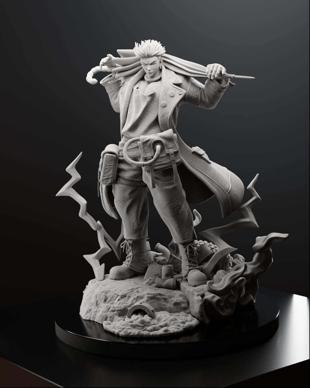 The Smiling Cleaner Statue