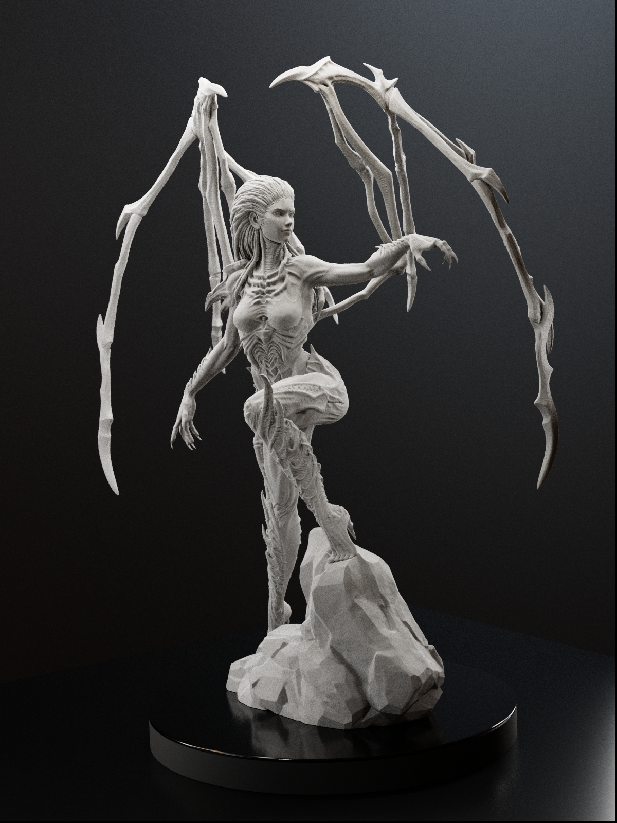 Queen of Blades Statue