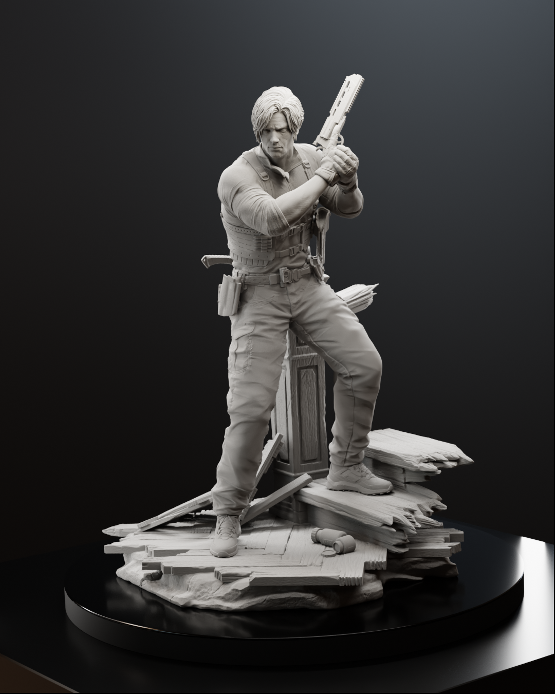 The Midnight Agent Statue
