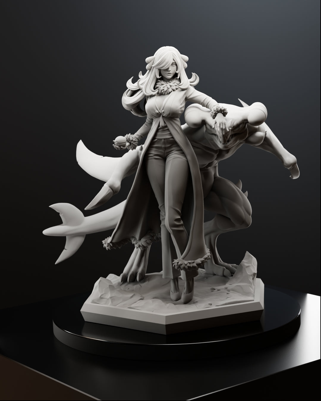 Sinnoh Legend Statue