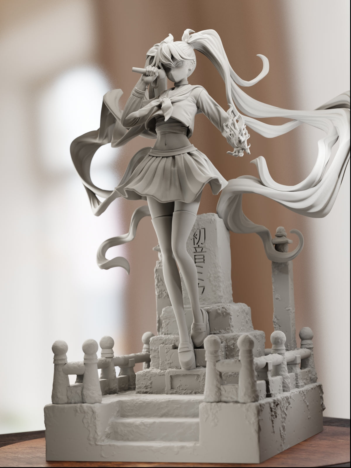 The Virtual Idol | Maximum Detailed 12K 3D printed figure