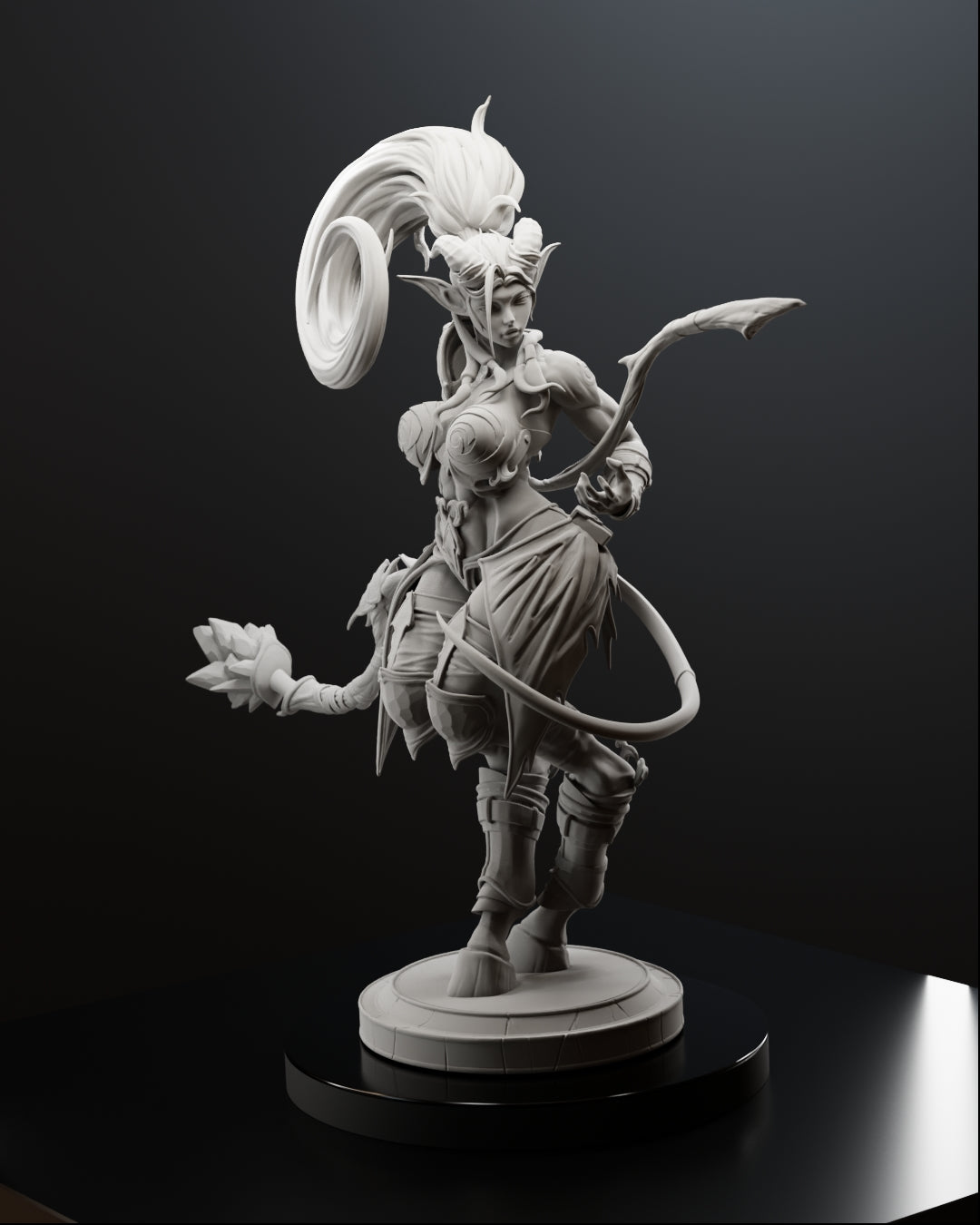 The Astral Huntress Statue