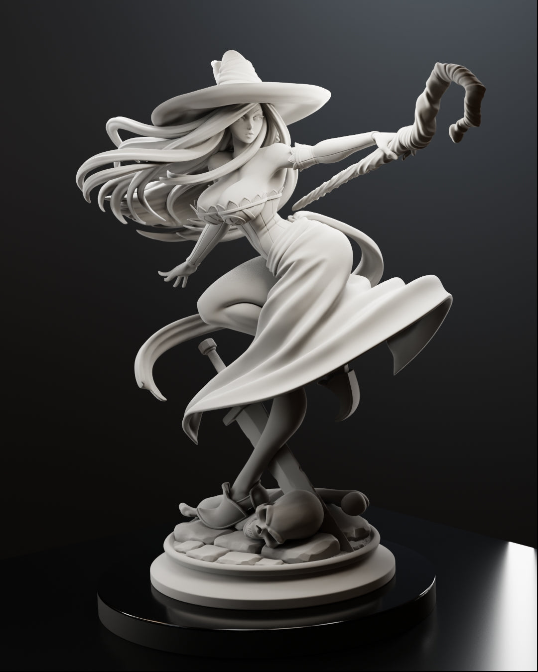 The Velvet Arcanist Statue