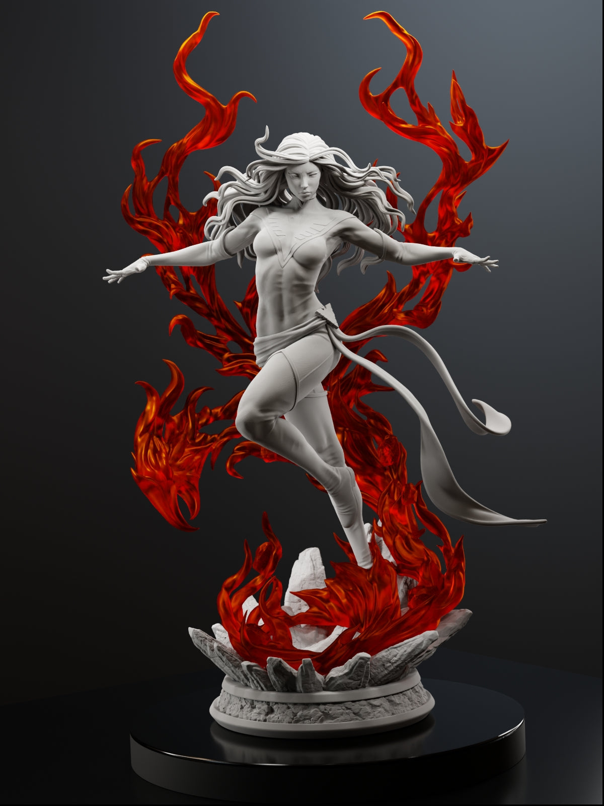 The Dark Phoenix Statue