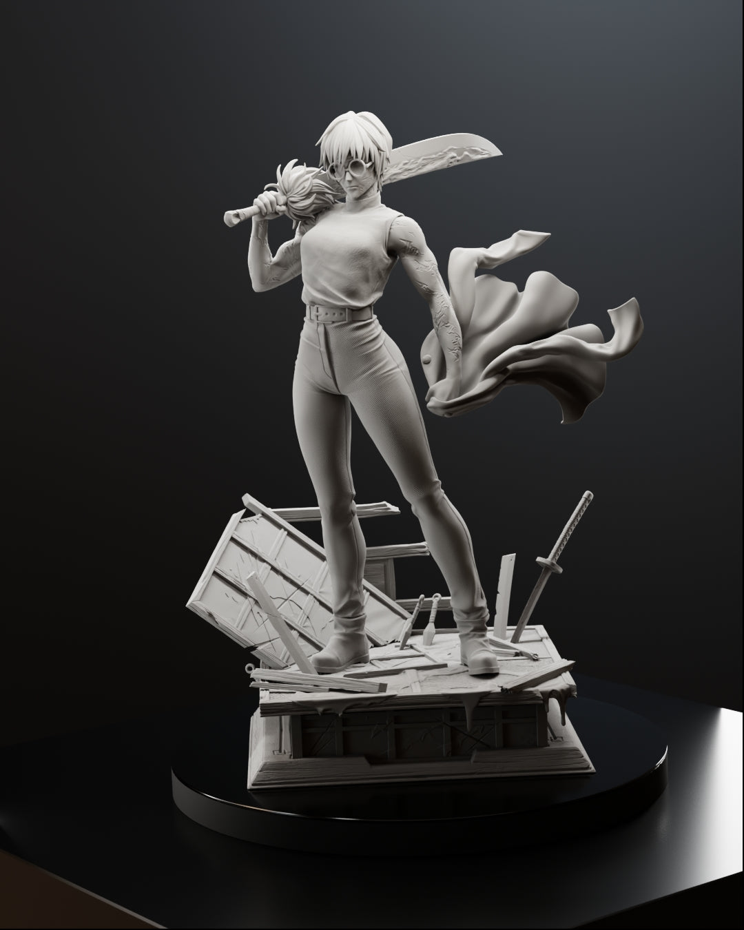 The Split Soul Statue
