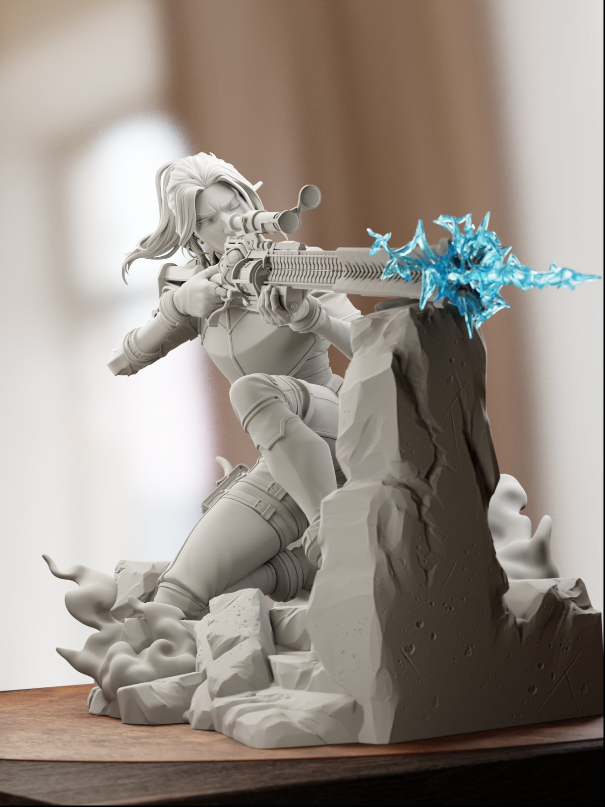 The Sharpshooter | Maximum Detailed 12K 3D printed figure